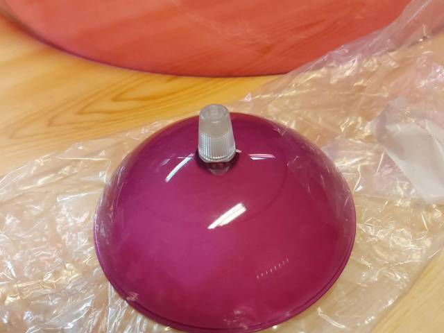 Kartells FL/Y pendel - Lyserød/pink. Pris 650 kr..