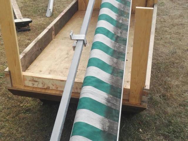 Motoriseret markise 3,9 x ca 3m