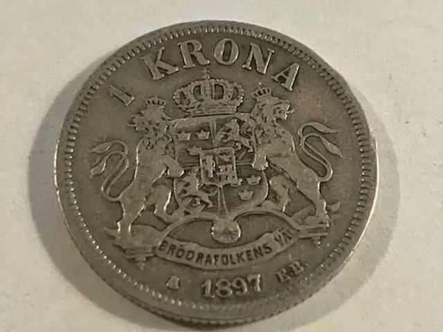 1 Krona 1897 Sverige | Kjellerup - GulogGratis.dk