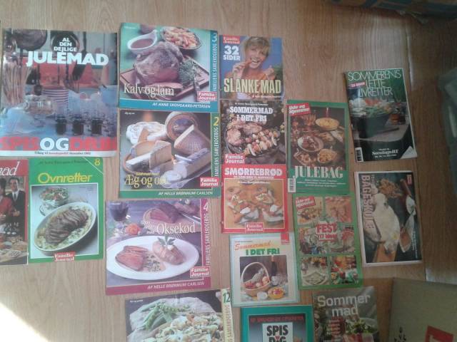 20 stk. diverse kogebøger