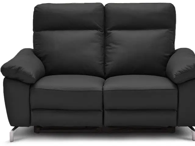 Selesta 2 Personers sofa Sort Læder