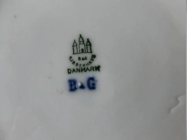 Bing & Grøndahl Hartmann Dyb tallerken