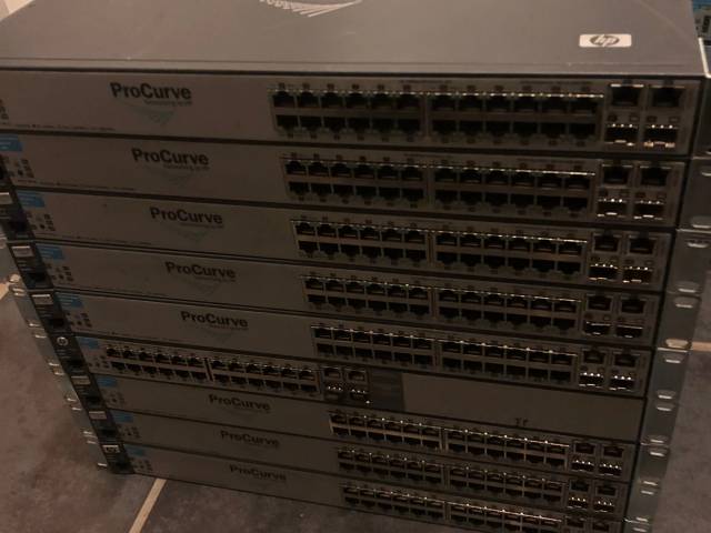 Hp Pro curve switches