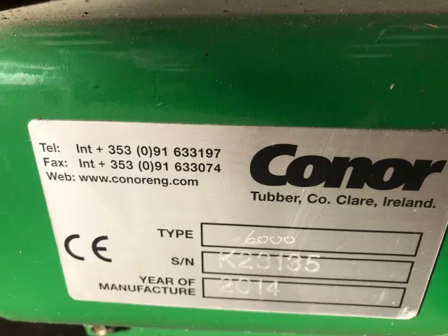 Conor Topper 6000 Slåmaskine