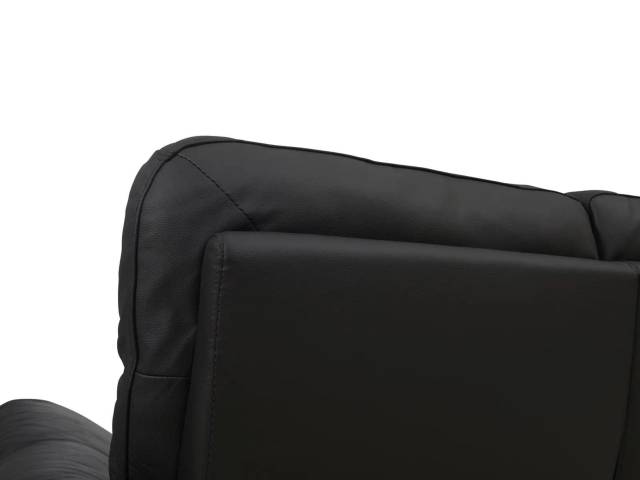 Selesta 2 Personers sofa Sort Læder