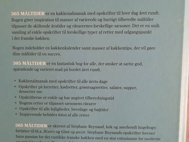 Kogebogen "365 måltider"