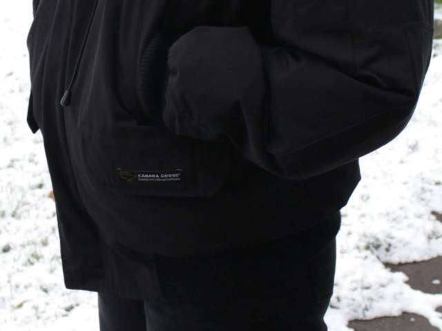 Canada Goose pilot jakke sort