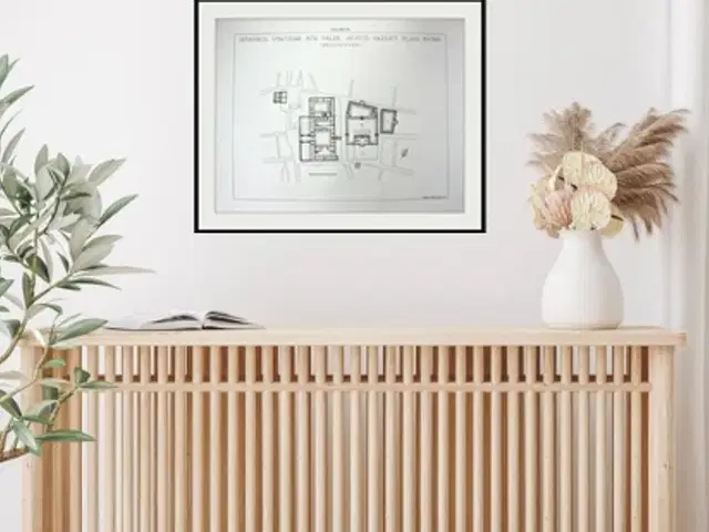 Grafisk tryk Tegning Plakat Sort-Hvid Istanbul | Borup - GulogGratis.dk