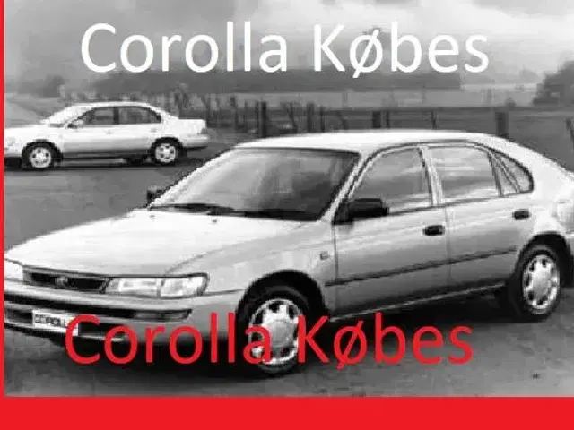 Toyota Corolla Købes