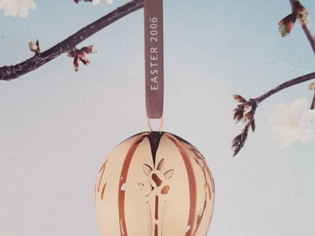Georg Jensen Påskeæg 2006 - Påskelilje