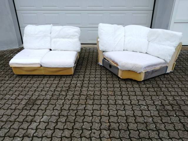 Dele fra / af Hjørnesofa / Sofa / Pallesofa