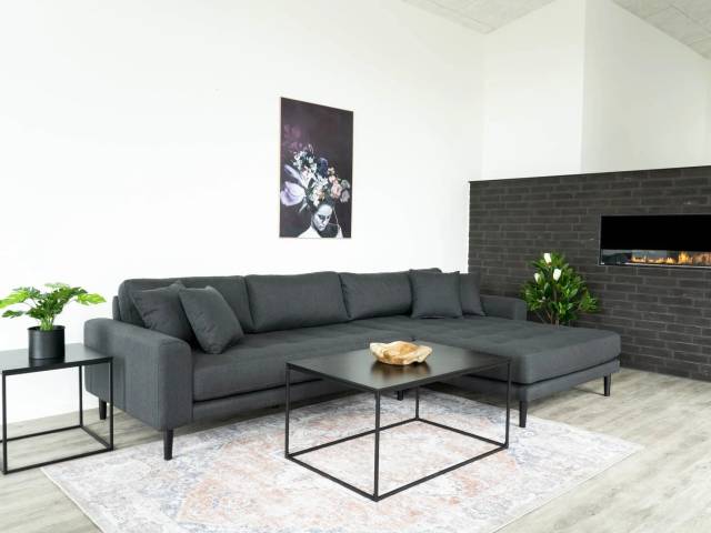 Sofaben sort  træ 19.5 cm