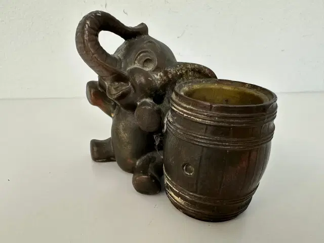  Elefant figur - bægre/holder (vintage)