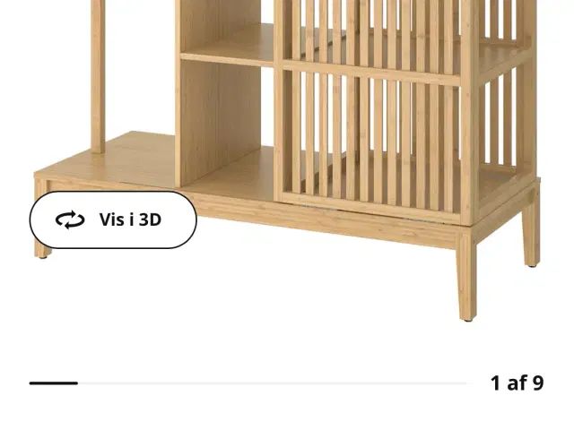 Bambus reol/skab Ikea | - GulogGratis.dk