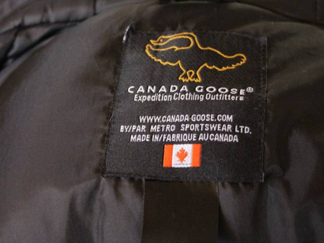Canada Goose pilot jakke sort