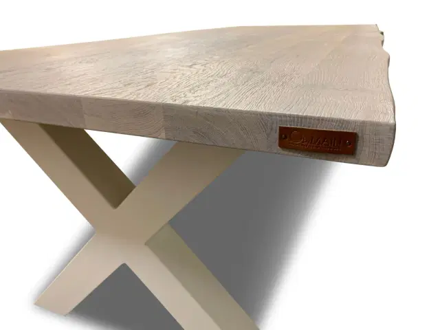 Plankebord Rustik EG HVIDOLIERET 220 X 100 cm