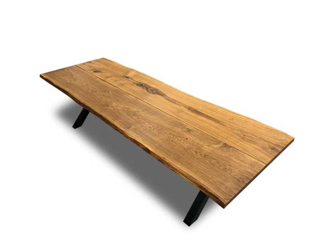Plankebord eg 2 planker 300 x 95-100 cm