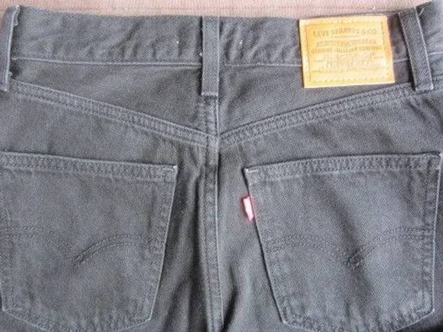 Str. W26/L29, sorte LEVI´S cowboybukser
