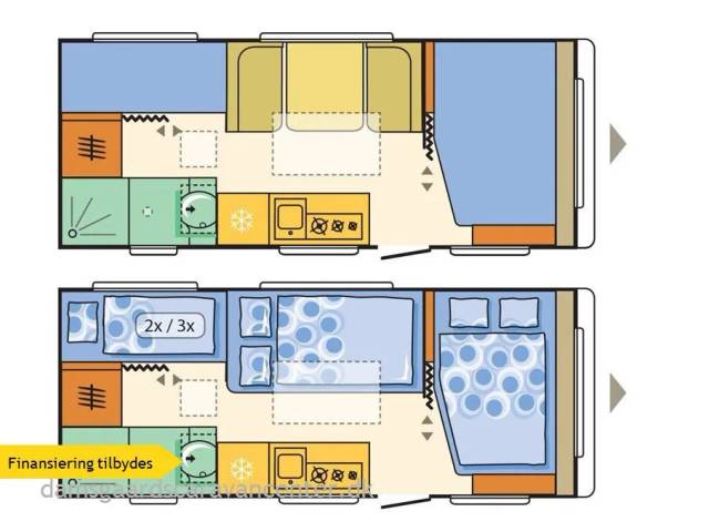 2019 - Adria Altea 552 PK   Køjer-Dobbeltseng-Mover-Posemarkise