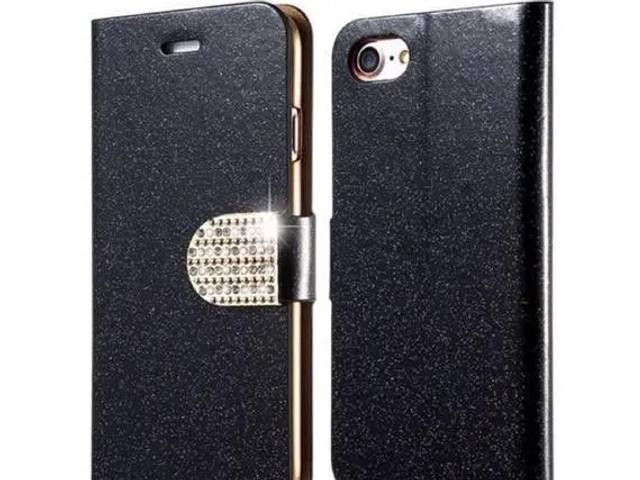 Sort flip cover iPhone 5 5s 6 6s SE 2020 7 8 7+ 