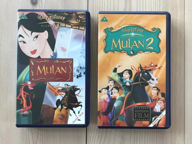 mulan 2 vhs