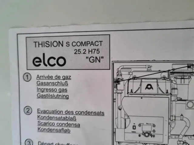 Gasfyr elco thision s compact 25