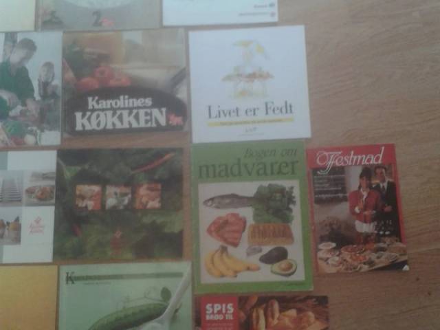 11 stk. diverse kogebøger