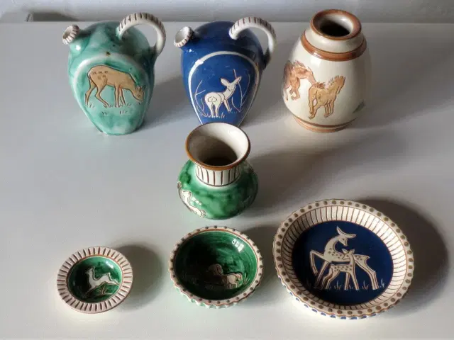 Samling af Haunsø keramik