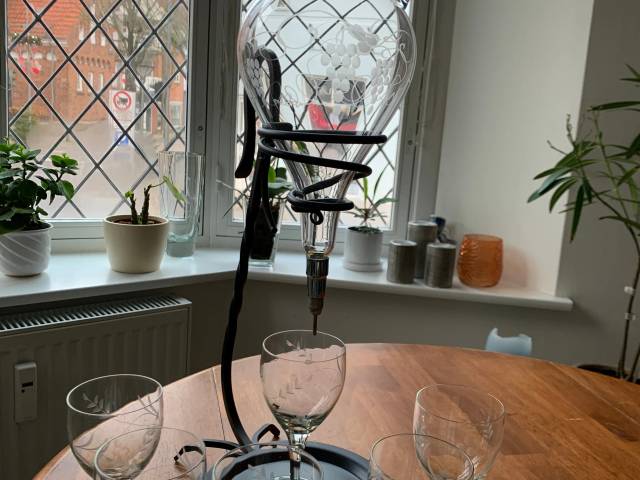 Glas og karaffel
