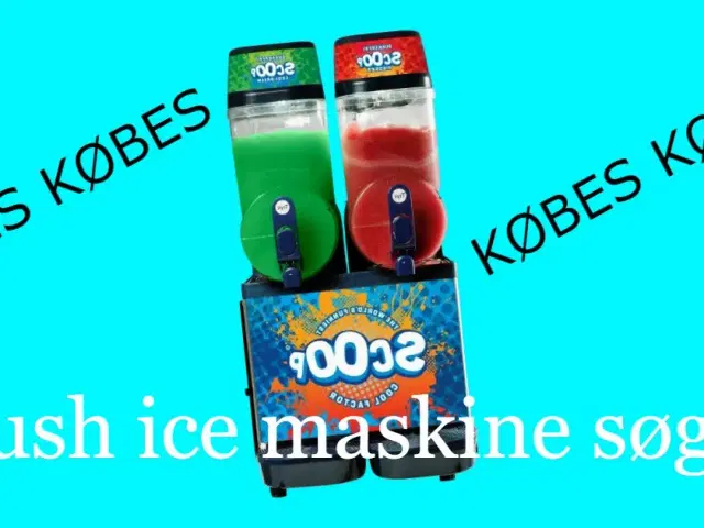 Slush Ice Maskine Købes Assens Guloggratisdk 