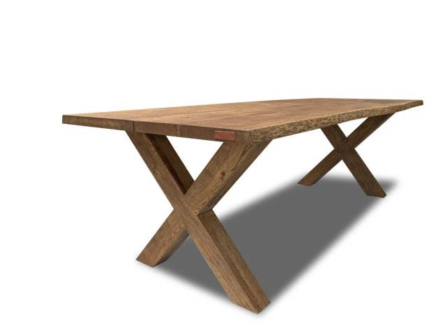 Plankebord eg 2 HELE planker børstet 270 x 95-100 cm