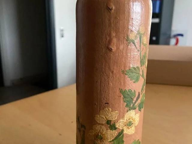 Brun flaske - vase