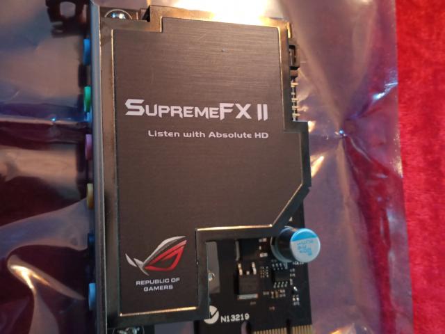 Asus supremefx ii совместимость