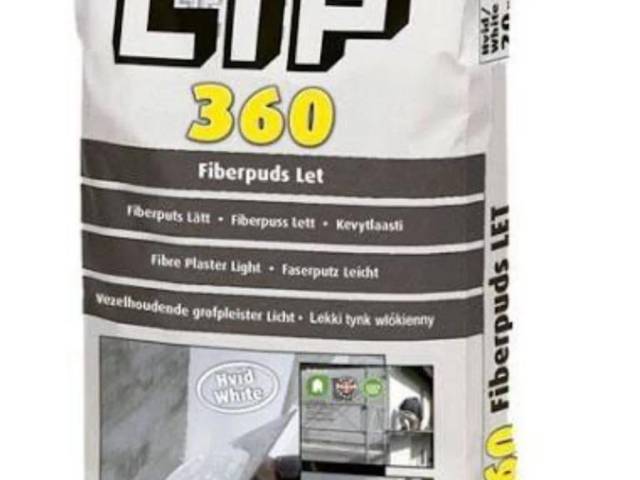 Lip 360  hvid fiberpuds