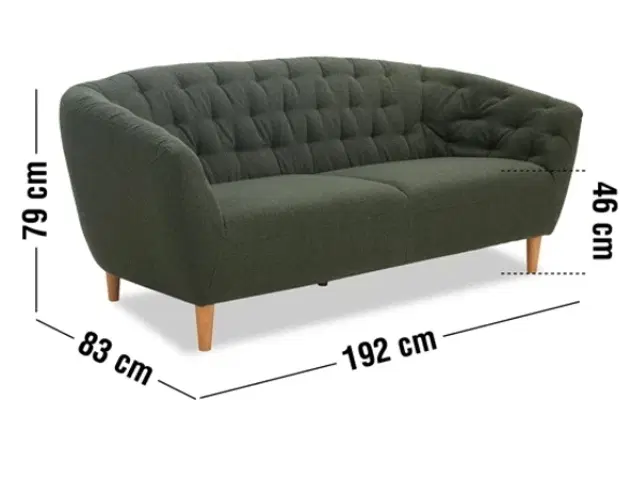 Velour sofa fra Ullerslev - GulogGratis.dk