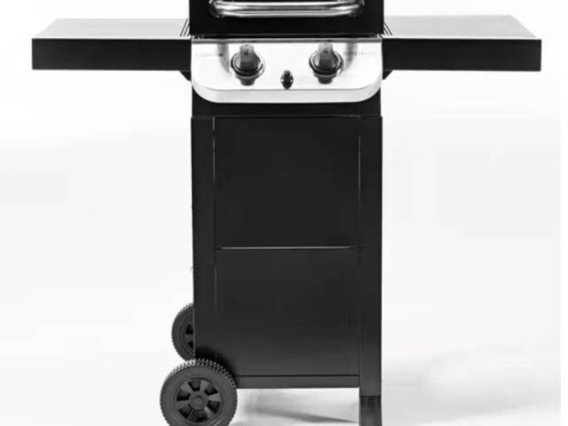 Grill + overtræk + fuld gasflaske