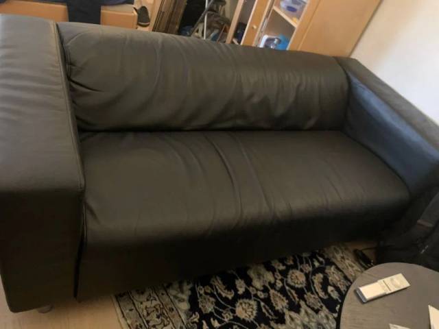 Ikea lædersofa