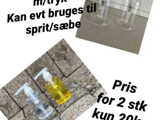 2 stk nye Sæbe/sprit dispenser