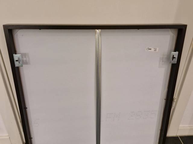 Spejl IKEA - Stave, Kvadratisk 70 x 70 cm, Sort