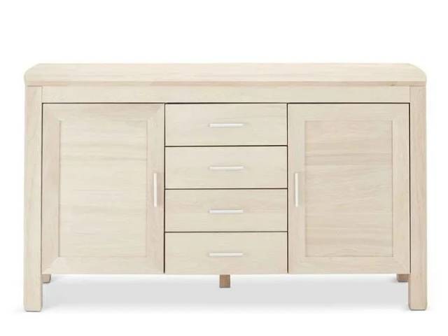Paris - Skænk i Eg Hvidolieret - B:150 x D:42 cm. Højde 82 cm.