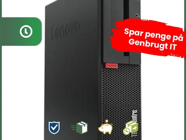Skilt bælte strømper Lenovo ThinkCentre M710s - Intel i5 7400 3,0GHz 256GB SSD 8GB Win10 Pro -  Grade B - stationær computer | Nørresundby - GulogGratis.dk
