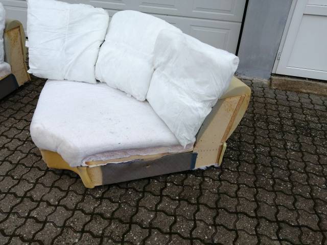 Dele fra / af Hjørnesofa / Sofa / Pallesofa
