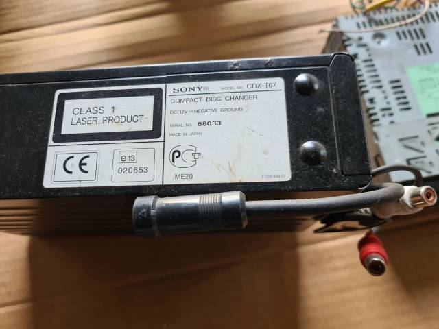 Sony Mini Disc retro anlæg