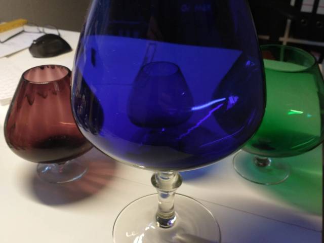 Farvede glas