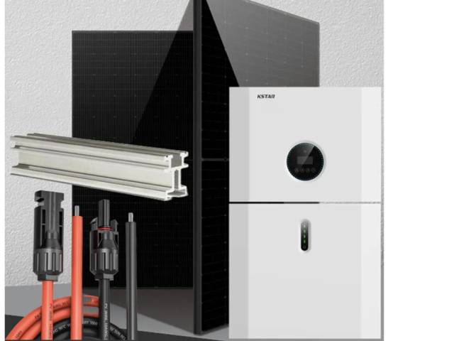 Solcelle Anlæg Hybrid 5.1kwh batteri