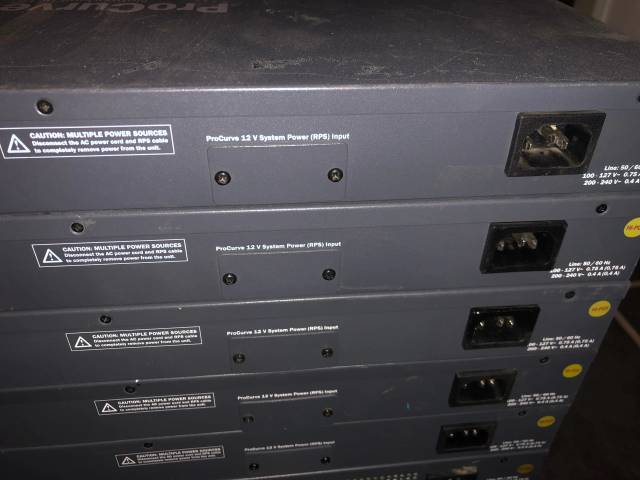 Hp Pro curve switches