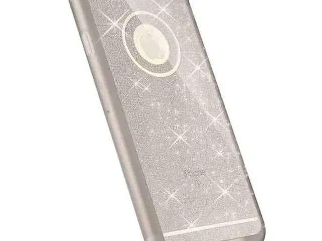 Grå glimmer cover til iPhone 5 5s SE 6 6s i siliko