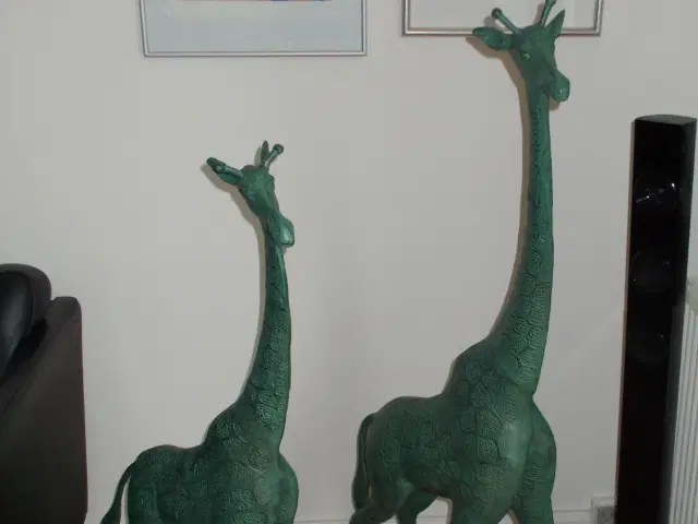 Giraf skulpturer - et par