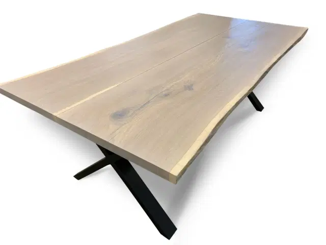 Plankebord eg hvidolieret 210 x 95-100 cm